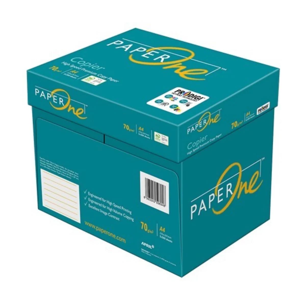 No Brand Paper One A4 Paper 70gsm 500 Sheets –Box of 5 Premium Multipurpose Copier & Printer Paper stationary, toys & sports — thumbnail 3 of 7