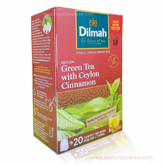Dilmah Dilmah Green Tea with Cinnamon  Tea – 20 Tea Bags | Premium Ceylon Green Tea daily essentials & lifestyle — thumbnail 7 of 7