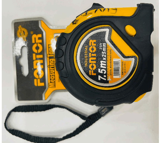 Fontor Fontor 7.5M Measuring Tape HMT027525 – Heavy-Duty Retractable Inch & Metric Tape Measure hardware & machinery — thumbnail 3 of 3