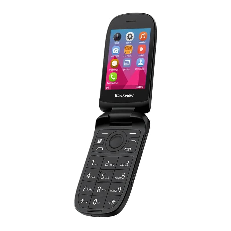 Blackview Blackview N2000 Flip 2.8" + 1.77" Display Unisoc T107 1500mAh Dual SIM 4G Cell Phone electronics — thumbnail 6 of 8