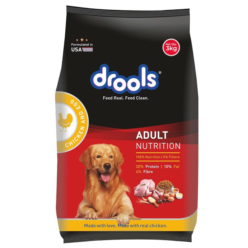 Drools Chicken & Egg Adult Dog Food 3kg