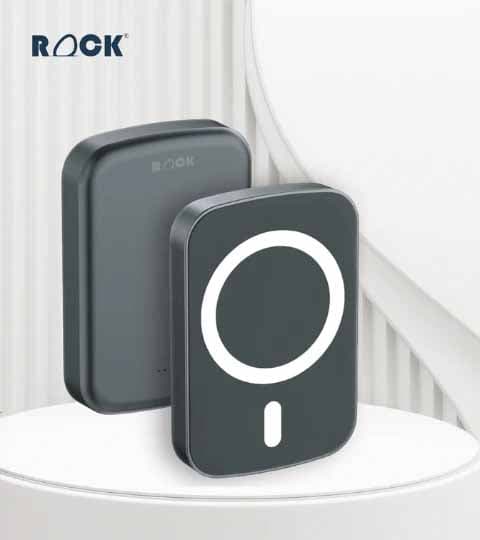Rock 5K Powerbank 5000mAh PB Fast Charging Portable Power Bank