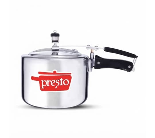 Presto Pressure Cooker Aluminium Classic Inner Lid 4 Litre | Heavy Duty Cooker