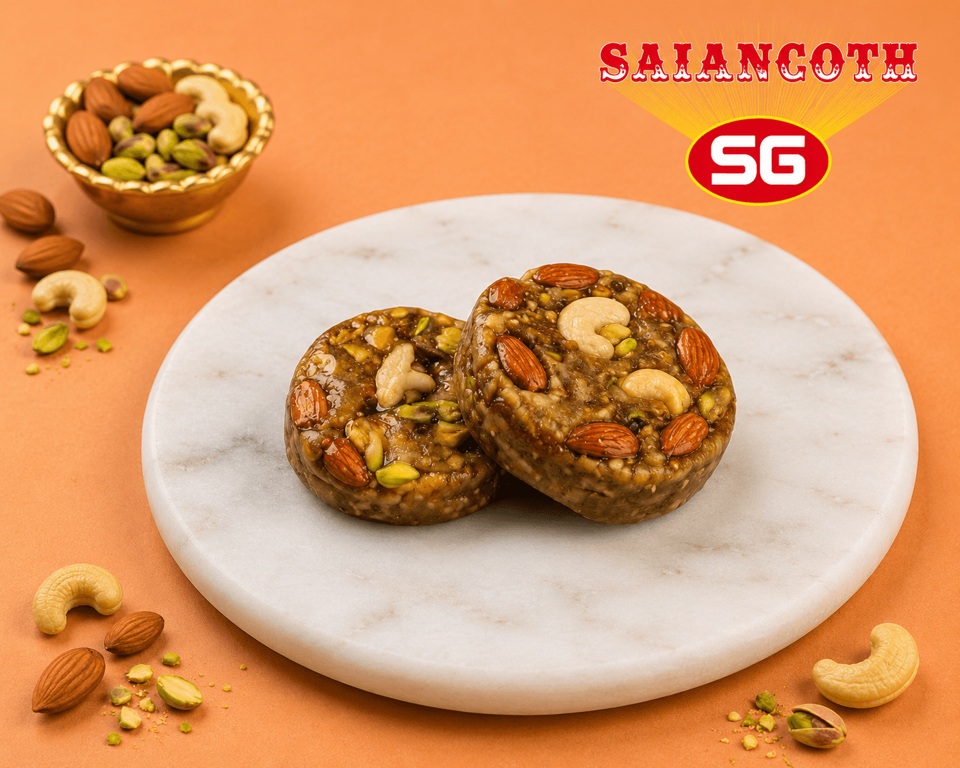 Sajan Goth Kaju Anjeer Cake – Premium Cashew & Fig Dry Fruit Cake per kg daily essentials & lifestyle — thumbnail 3 of 3