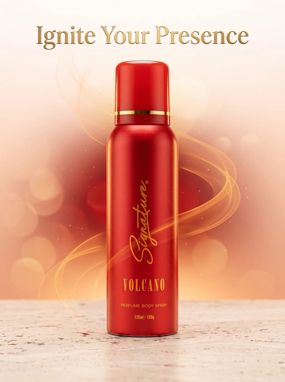 Signature Signature Volcano Deodorant Body Spray for Men – 120 ml daily essentials & lifestyle — thumbnail 5 of 5