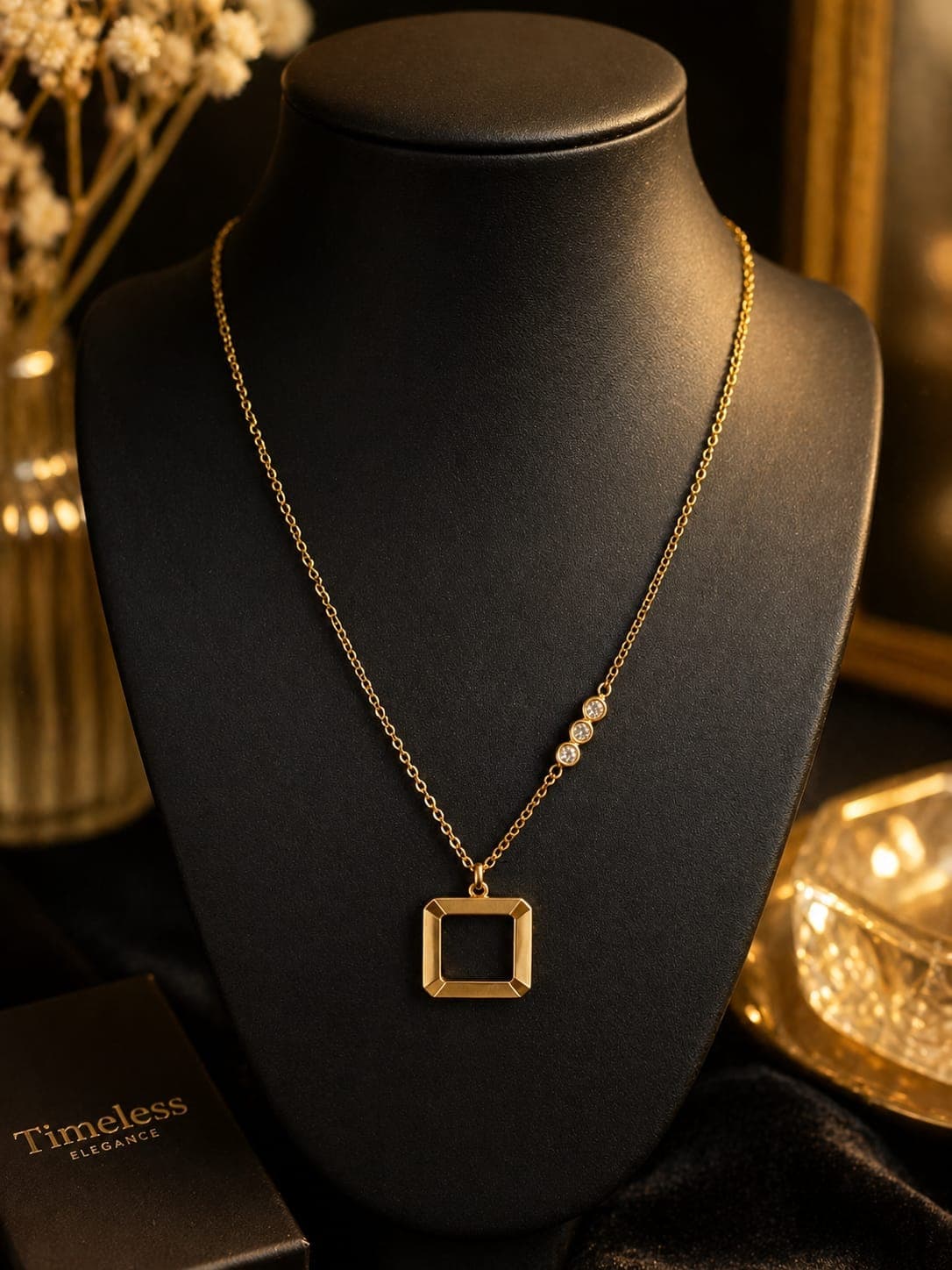 Elegant Asymmetrical Pendant Necklace for Women | Trendy Minimalist Fashion Jewelry