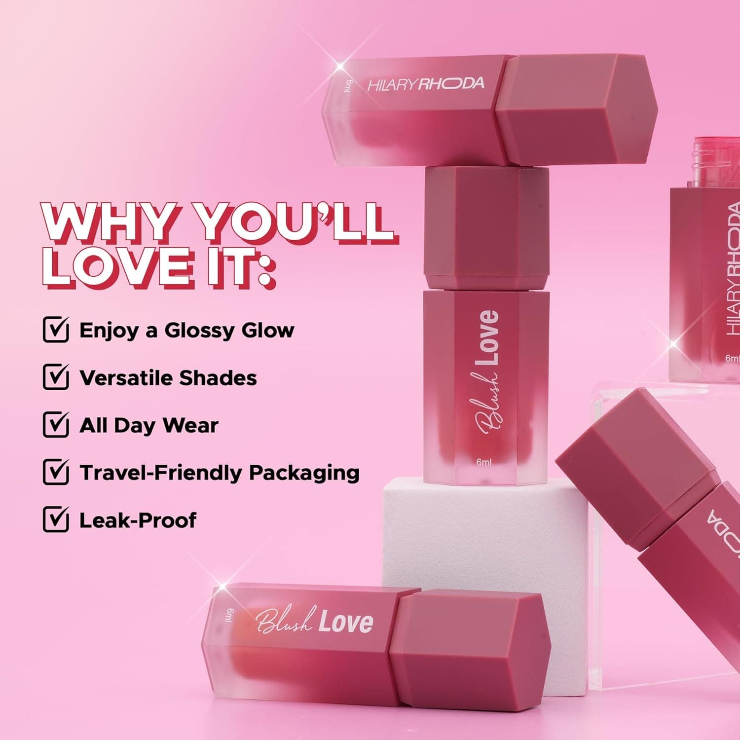 HILARY RHODA Hilary Rhoda Blush Love Liquid Blush For Women | Long-Lasting Natural Glow daily essentials & lifestyle — thumbnail 4 of 8