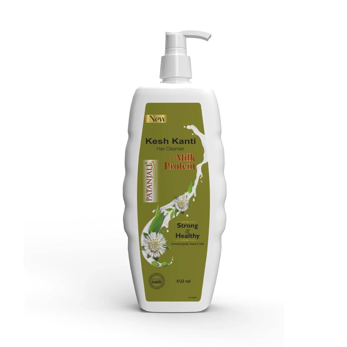 Patanjali Kesh Kanti Milk Protein Hair Cleanser 400ml | Nourishing Herbal Shampoo