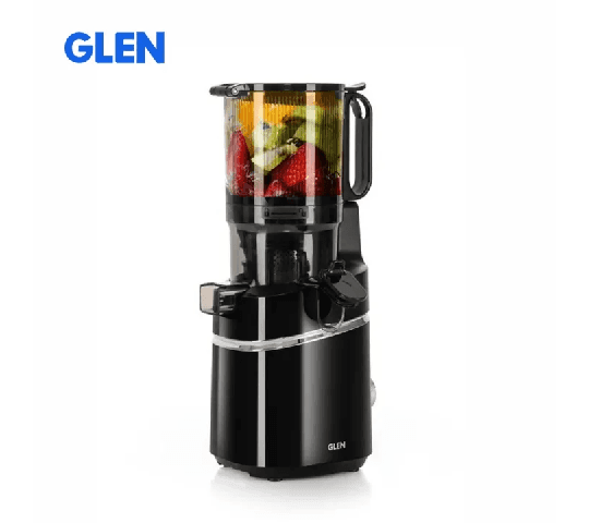 GLEN Hopper Slow Juicer 250W with 130mm Large Feed Chute, Juice & Pulp Containers – SA-4016HSJ