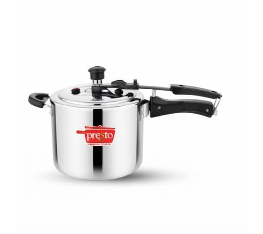 Presto Stainless Steel Induction Base Classic Pressure Cooker 5 Litre | 5L SS Cooker