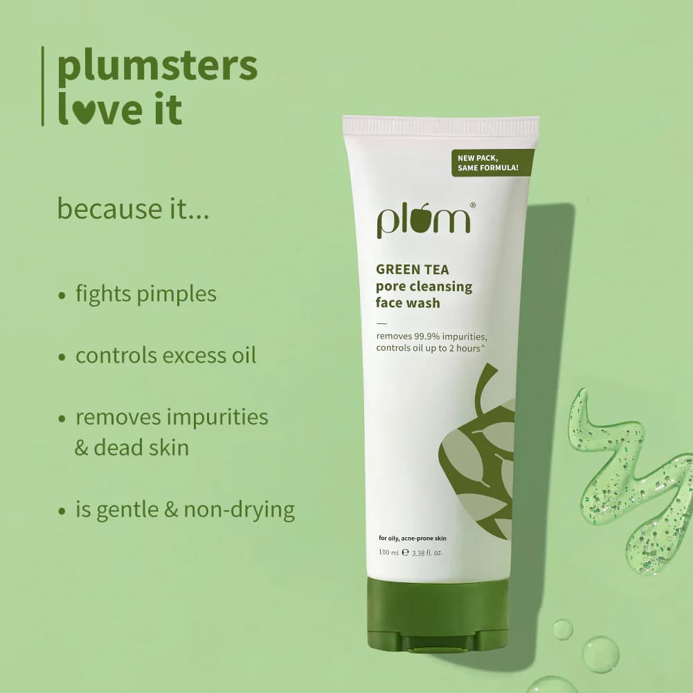 Plum Plum Green Tea Pore Cleansing Face Wash 3.38 fl oz (100ml) daily essentials & lifestyle — thumbnail 2 of 2