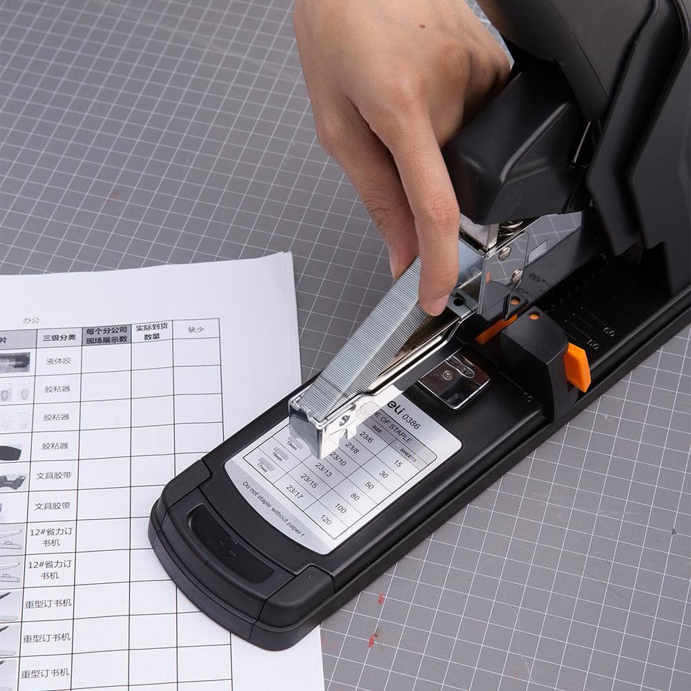 Deli Deli E0013 23/13 Heavy Duty Stapler Pins (1000 Staples/Box) – Silver stationary, toys & sports — thumbnail 3 of 3