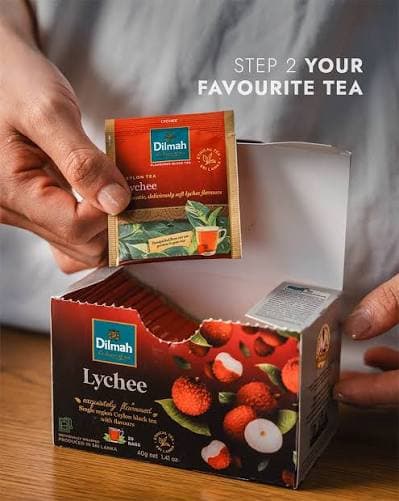 Dilmah Dilmah Lychee Flavored Black Tea – 20 Tea Bags | Premium Ceylon Tea daily essentials & lifestyle — thumbnail 2 of 4