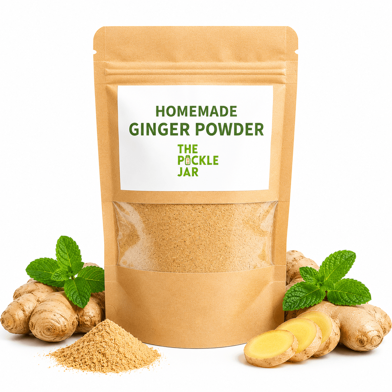 The Pickle Jar Homemade Ginger Powder 200g – Premium Natural Spice
