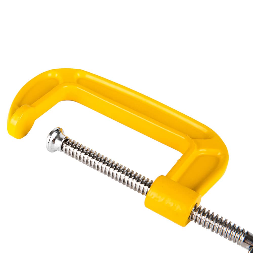 Deli Tools Deli EDL-G204 4-Inch Heavy-Duty G Clamp (0-50mm) – Cast Iron Woodworking Clamp hardware & machinery — thumbnail 4 of 4
