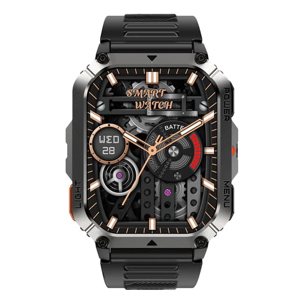 Blackview W70 Pro 2.01" Rugged Outdoor Smartwatch with 900mAh Battery & Built-in LED Flashlight