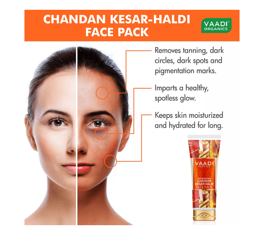 Vaadi Organics Vaadi Organics - Chandan Kesar Haldi Fairness Face Pack (120 gms) - VH0364 daily essentials & lifestyle — thumbnail 2 of 2
