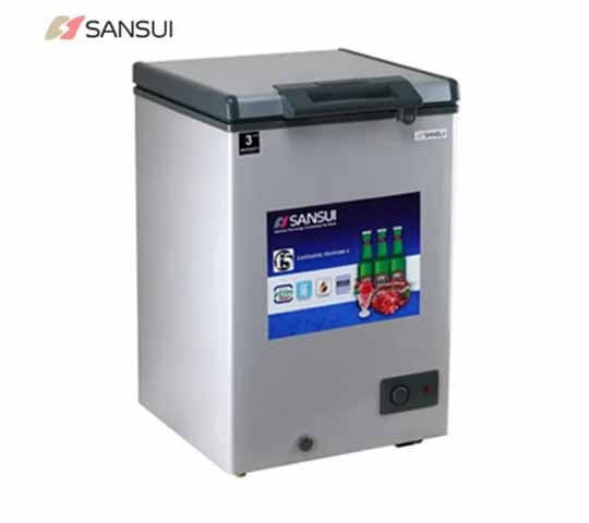 Sansui SS-CFC110T 110L Hardtop Deep Freezer – Energy Efficient & Compact