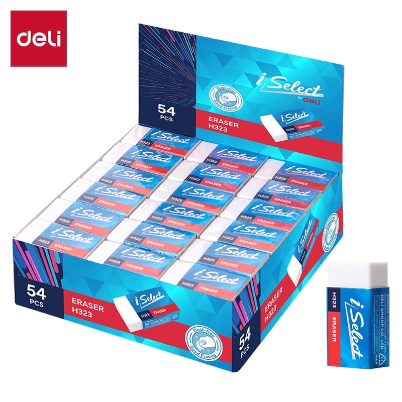 Deli Deli EH323 Premium White Eraser for School, Office & Art Use per Pcs stationary, toys & sports — thumbnail 4 of 5