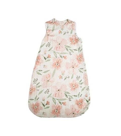 Crane Baby Parker Muslin Floral Wearable Blanket 0-9 Months BC-100WB-1