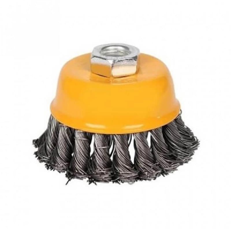 Fontor 75mm Angle Grinder Wire Brush WB20751 – Heavy Duty Rust & Paint Removal Brush Wheel