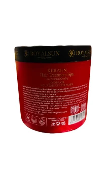 No Brand Royal Sun Keratin Hair Treatment Spa with Jojoba Oil for Smooth & Healthy Hair 5ooml daily essentials & lifestyle — thumbnail 3 of 4