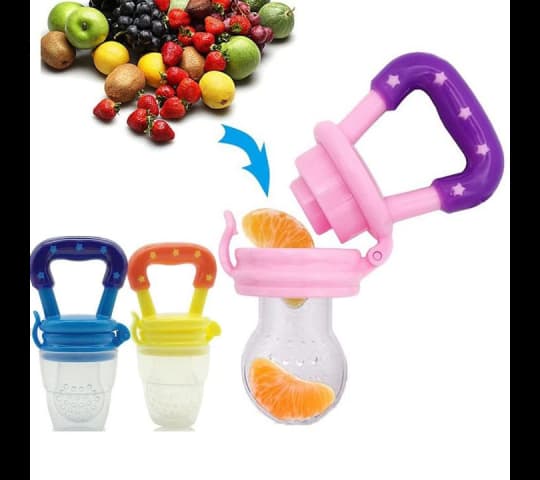 Baby Fresh Food and Fruit Feeder Pacifier | Safe Silicone Baby Feeder (Per Piece)