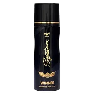 SIGNATURE WINNER Deodorant 150ML Unisex | Luxury Long Lasting Body Spray | Oriental Floral Fragrance | Black Truffle, Ylang Ylang, Patchouli & Vanilla