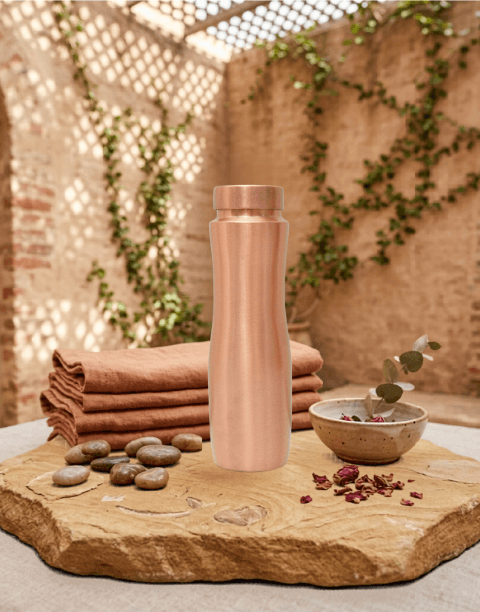 Presto Presto Copper Bottle "Royal" (Classic) – Pure Copper Water Bottle for Healthy Hydration home & kitchen — thumbnail 2 of 3