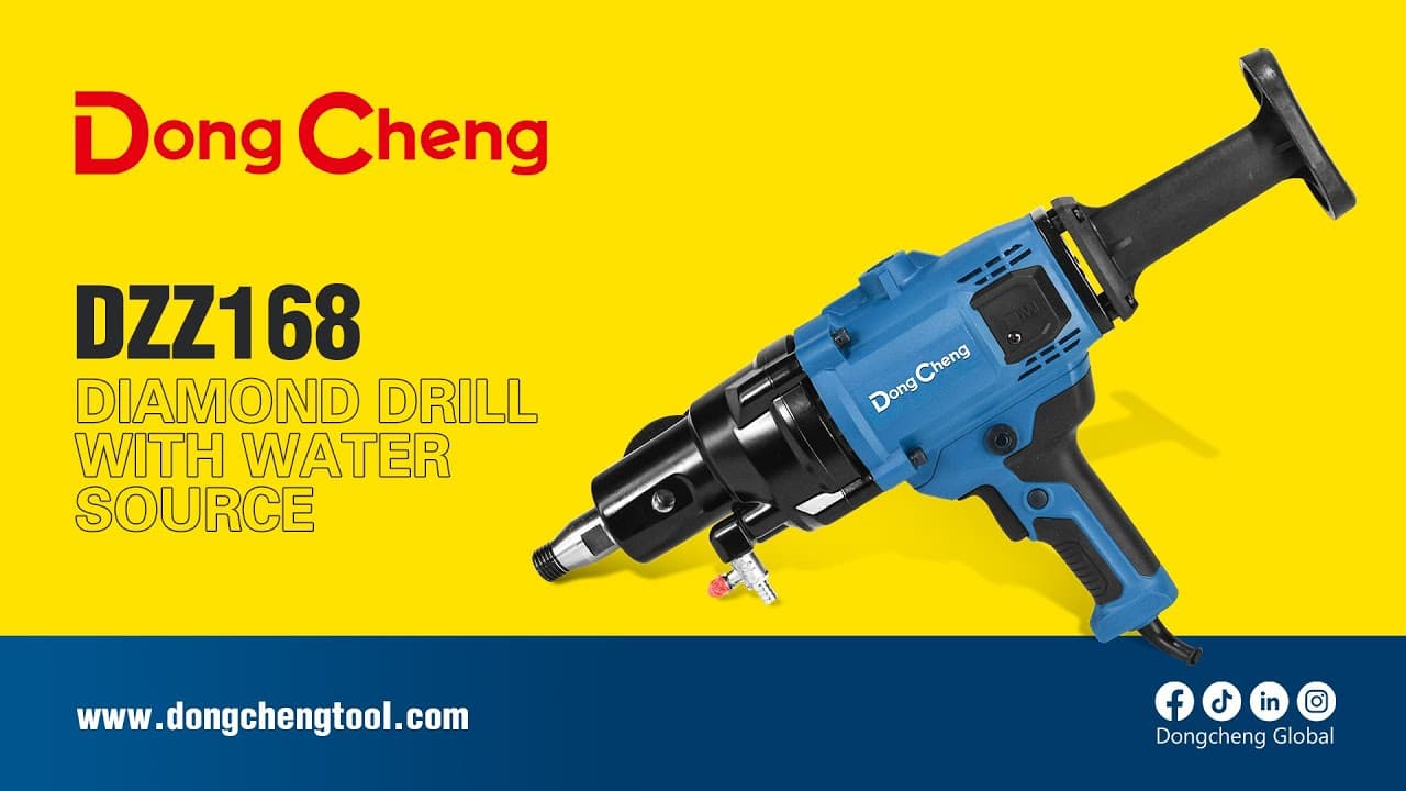 Dongcheng Power Tools Dongcheng 168mm Diamond Core Drill DZZ168 | 2000W Heavy Duty Wet & Dry Core Drilling Machine hardware… — thumbnail 2 of 3