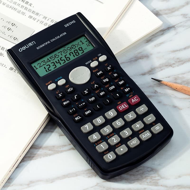 Deli Deli ED82MS Scientific Calculator | 240+ Functions | Student & Engineering Calculator stationary, toys & sports — thumbnail 3 of 7