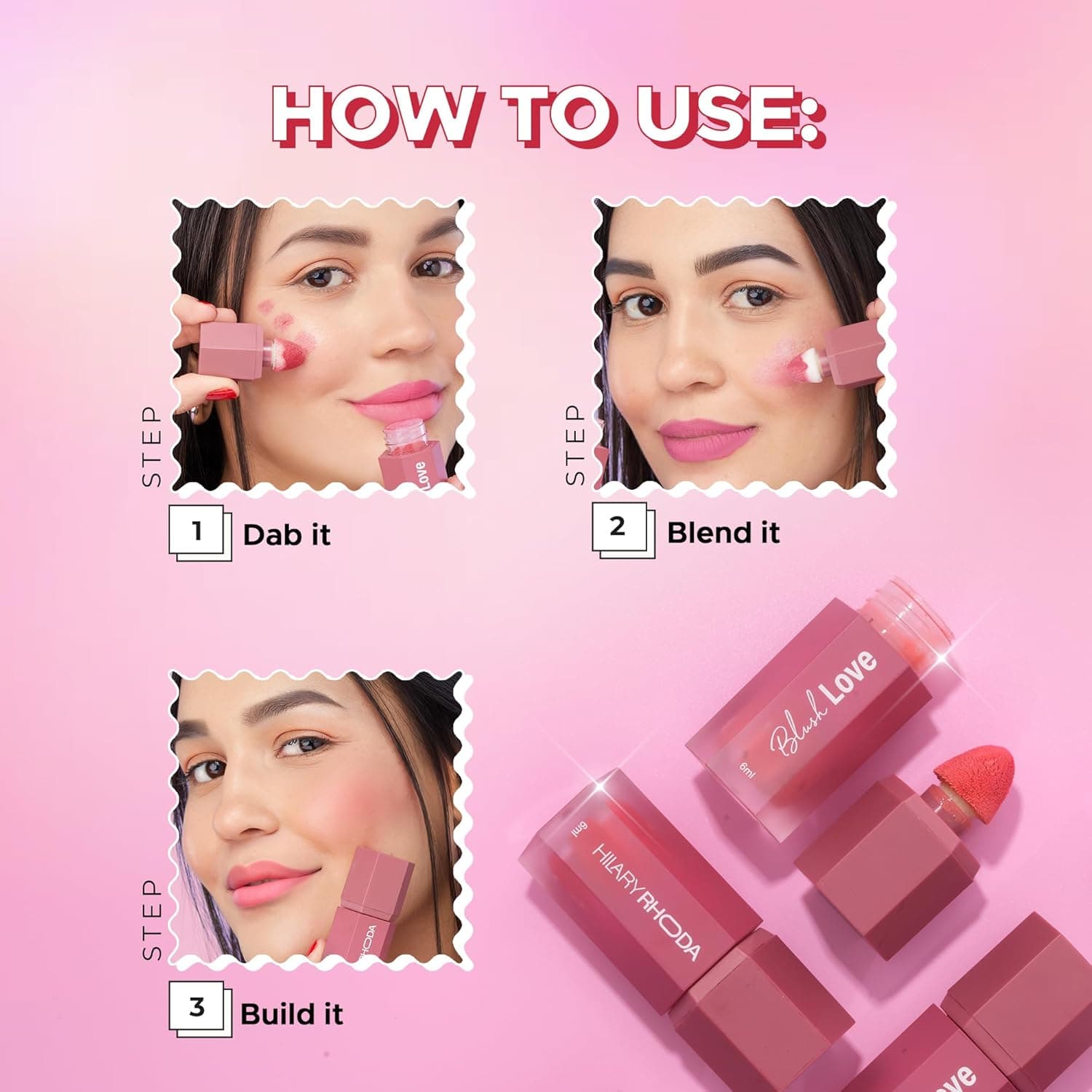 HILARY RHODA Hilary Rhoda Blush Love Liquid Blush For Women | Long-Lasting Natural Glow daily essentials & lifestyle — thumbnail 3 of 8
