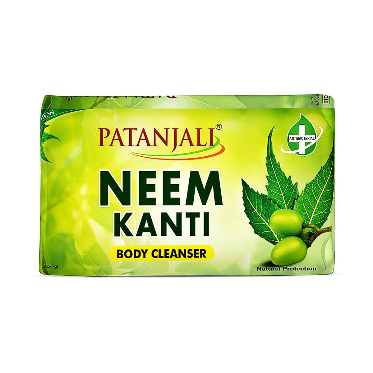 Patanjali Neem Kanti Body Cleanser Soap 75GM | Herbal Bath Soap for Healthy & Fresh Skin