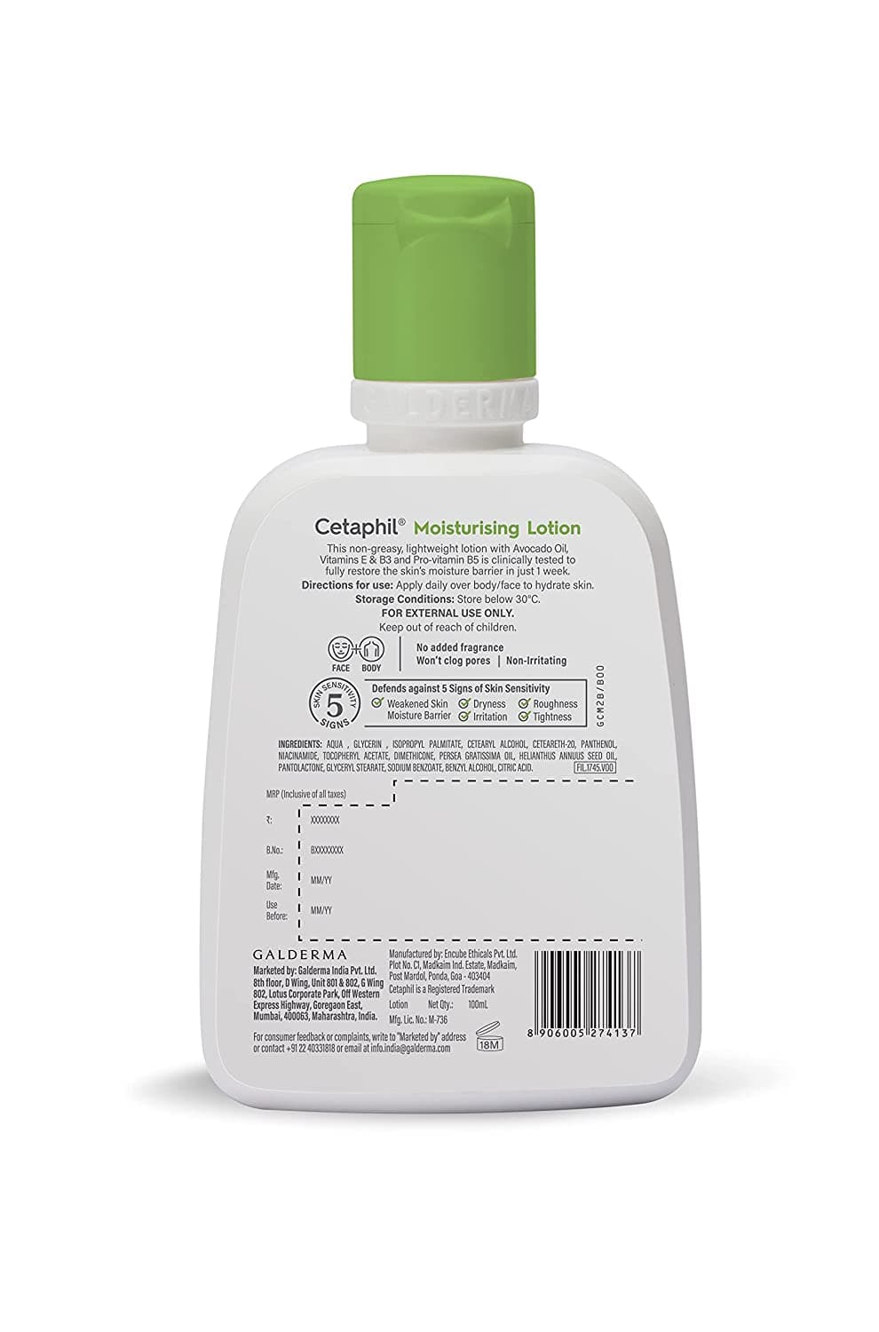 Cetaphil Cetaphil Moisturizing Lotion for Normal to Combination Skin 100ml daily essentials & lifestyle — thumbnail 2 of 2