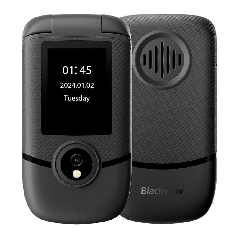 Blackview Blackview N2000 Flip 2.8" + 1.77" Display Unisoc T107 1500mAh Dual SIM 4G Cell Phone electronics — thumbnail 8 of 8