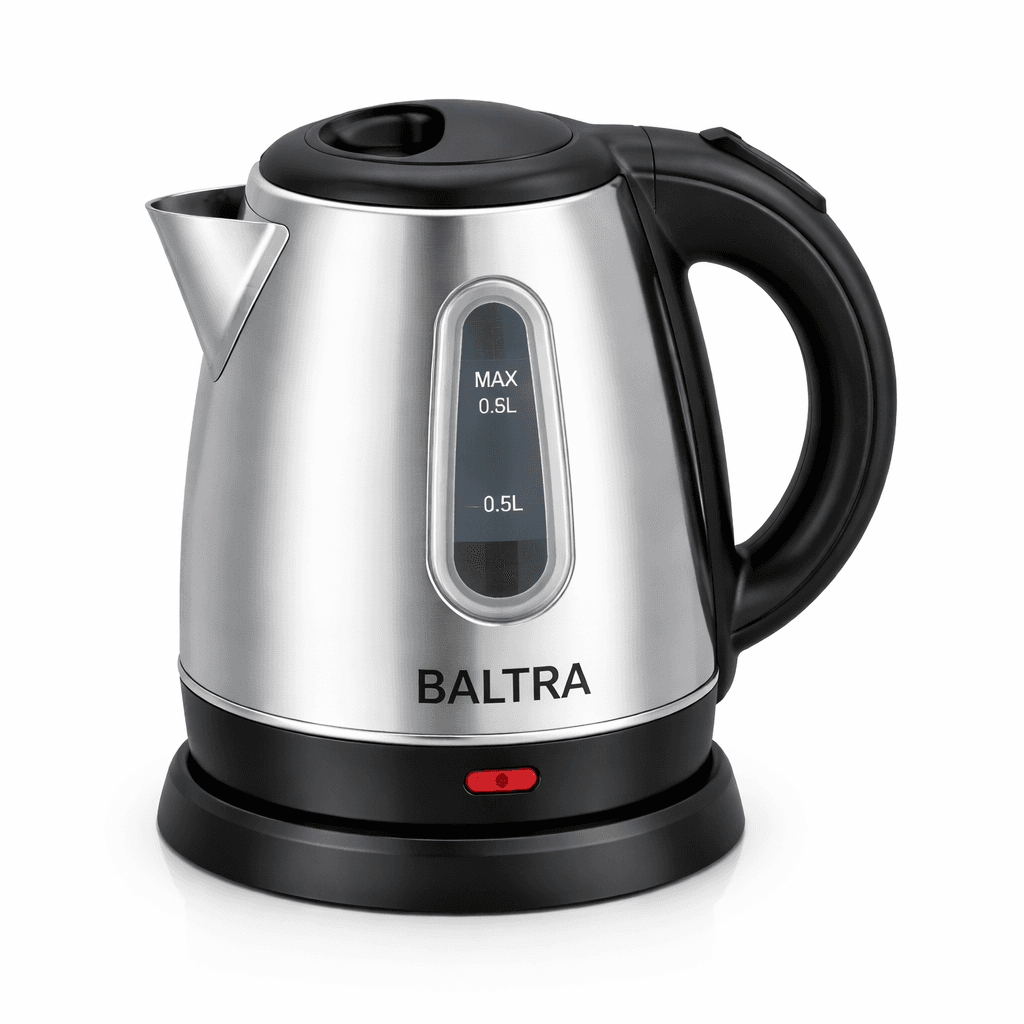 Baltra BC 187 Charcoal Cordless Electric Kettle 0.8L | 800W Fast Boiling Kettle