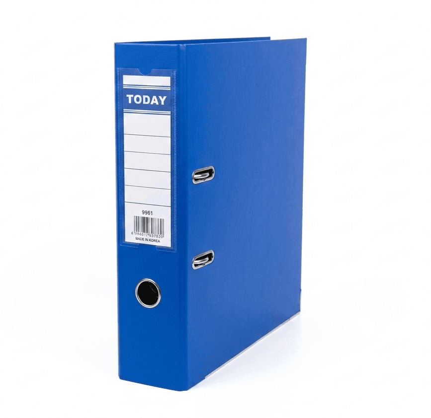 Today Record File – Durable Office Document Storage File Folder with Secure Fastener
