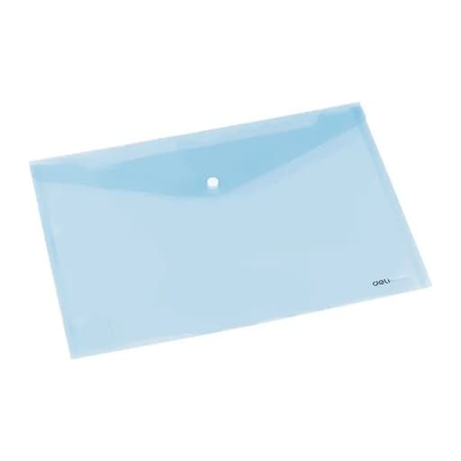 Deli E38165 My Clear Bag | Transparent Document Storage Bag with Zipper