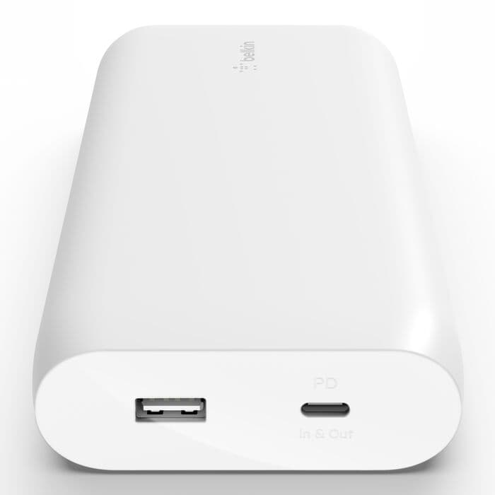Belkin Belkin Power Bank – BoostCharge 20KmAh 30W USB-C PD – WHT BPB002btWT electronics — thumbnail 2 of 5