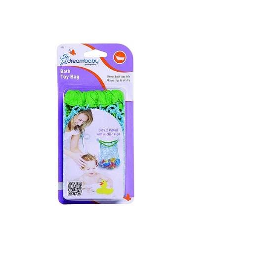 Dreambaby Bath Toy Bag F602 – Waterproof Mesh Baby Bath Toy Organizer with Suction Cups, Quick Dry Bathroom Storage Net for Kids Toys