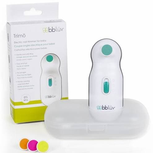 BBLuv Trimo Electric Nail Trimmer B0142 for Babies | Safe & Quiet Baby Nail File