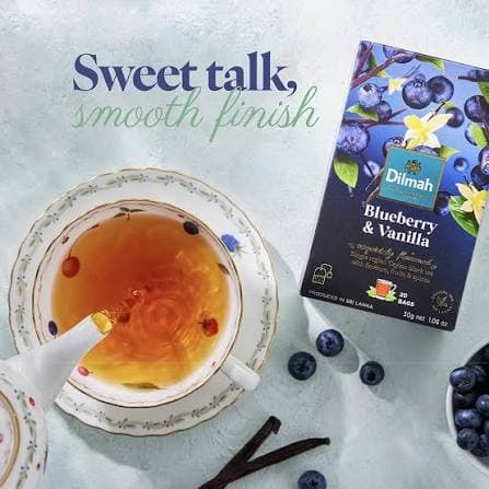 Dilmah Dilmah Blueberry & Vanilla Flavoured Tea – 20 Tea Bags | Premium Ceylon Black Tea daily essentials & lifestyle — thumbnail 5 of 5