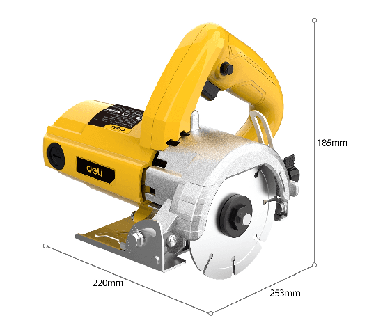 Deli Tools Deli EDL-YS110-E1 Marble Cutter 1250W 110mm Electric Stone & Tile Cutting Machine hardware & machinery — thumbnail 2 of 4