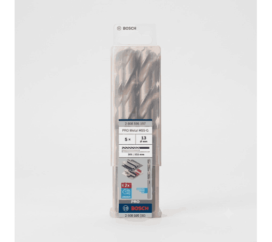 Twist Drill 13.0 mm HSS-G 135 (Pack of 5)