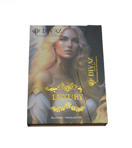 Divaz Blusher & Highlighter Palette | Highly Pigmented Face Makeup Palette for Natural Glow