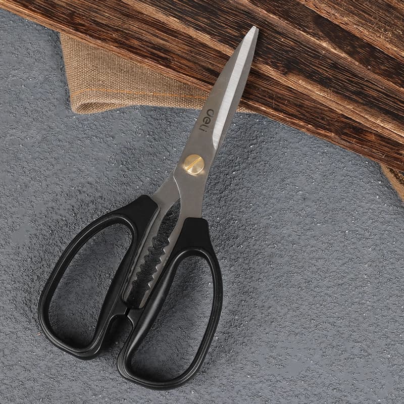 Deli Tools Deli EDL2613 Stainless Steel Scissors 195mm | Sharp Multipurpose Scissors hardware & machinery — thumbnail 2 of 6
