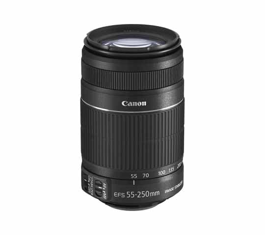 Canon EF-S 55-250mm f/4-5.6 IS II Telephoto Zoom Lens for DSLR Cameras – Image Stabilized, Lightweight (Black)