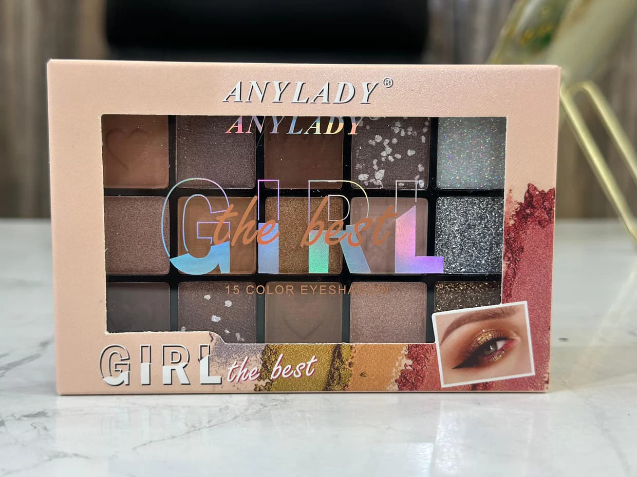 No Brand Anylady 15 Colors Eyeshadow Palette – Highly Pigmented Matte & Shimmer Makeup Palette daily essentials & lifestyle — thumbnail 2 of 5