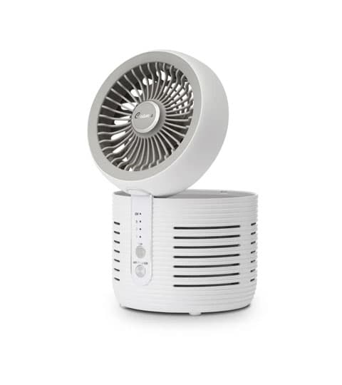 Crane 2-In-1 Desk Top Air Purifier & Fan – With HEPA Filter EE-5073