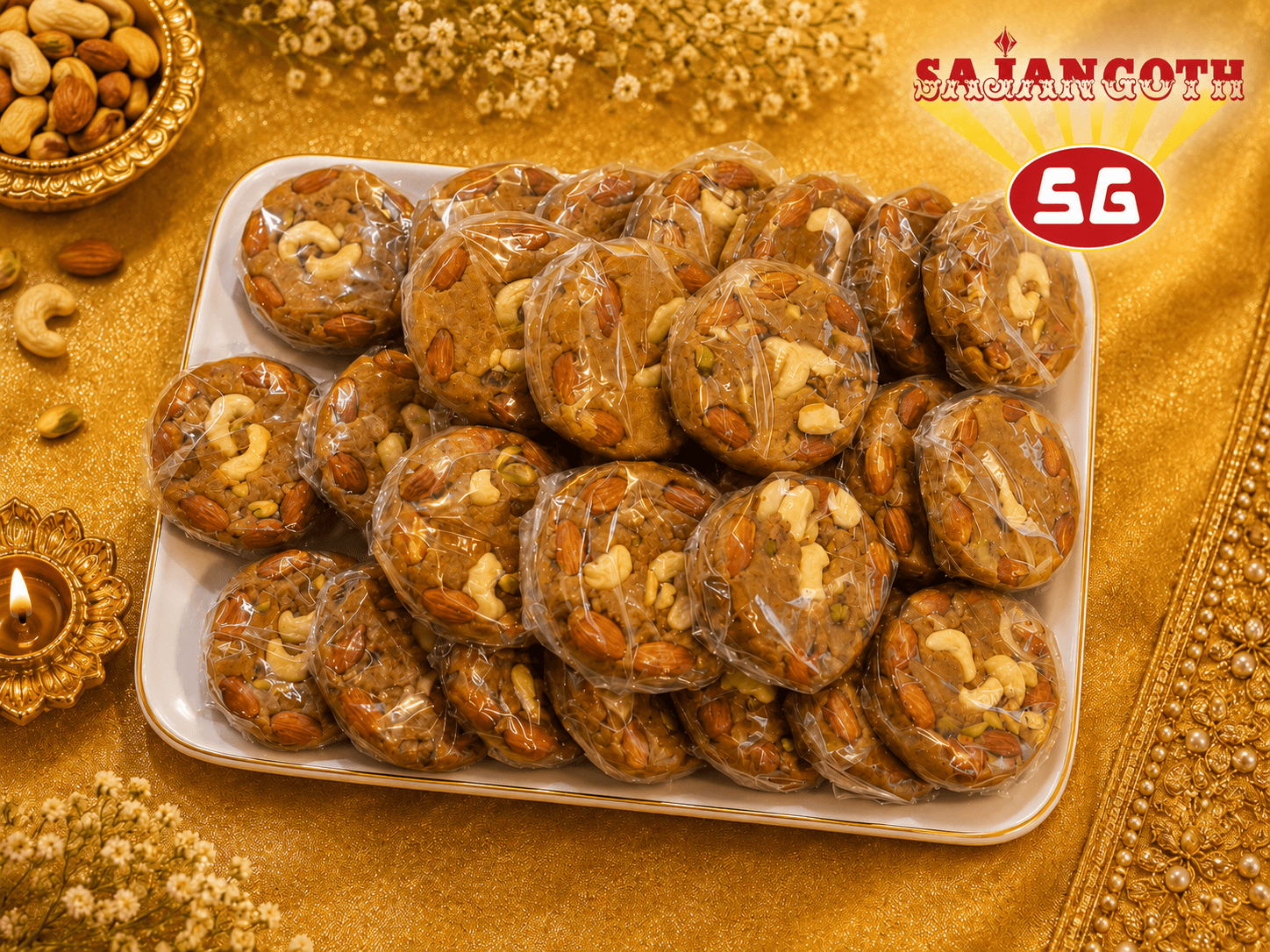 Sajan Goth Soan Halwa – Traditional Flaky Sweet